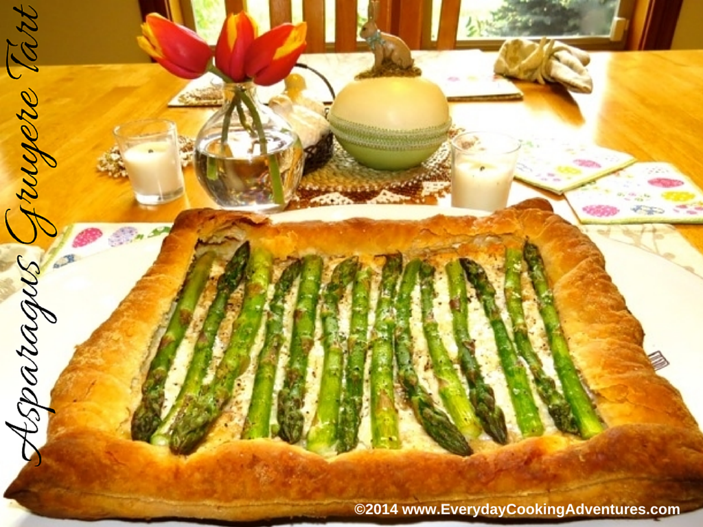 Martha Stewart's Asparagus Gruyere Tart Everyday Cooking Adventures