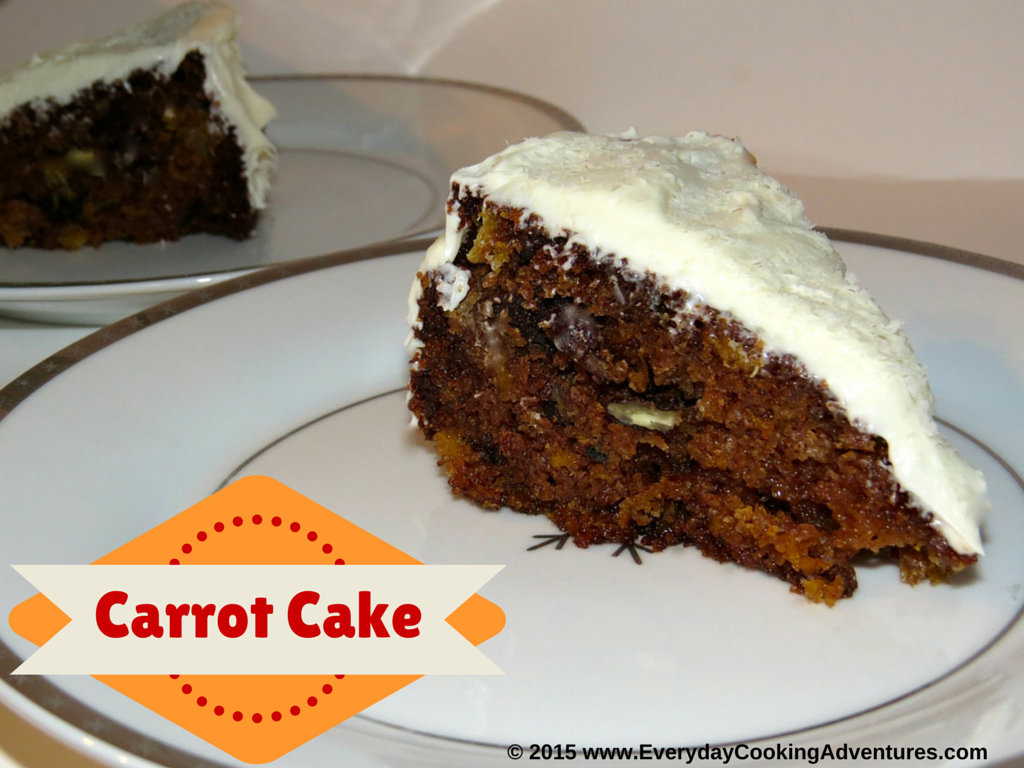 McCormick&amp;#39;s Carrot Cake with Vanilla Cream Frosting - Everyday Cooking ...
