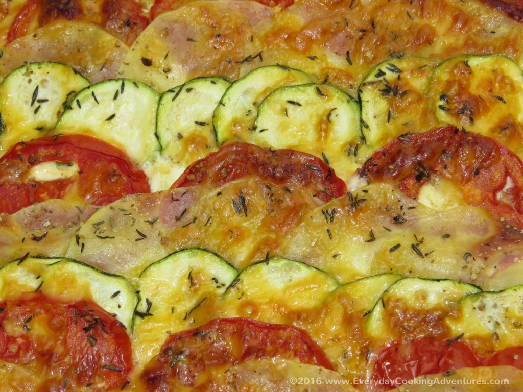 Martha Stewart's Potato, Zucchini, and Tomato Gratin Everyday Cooking
